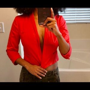 Forever 21 Orange Blazer